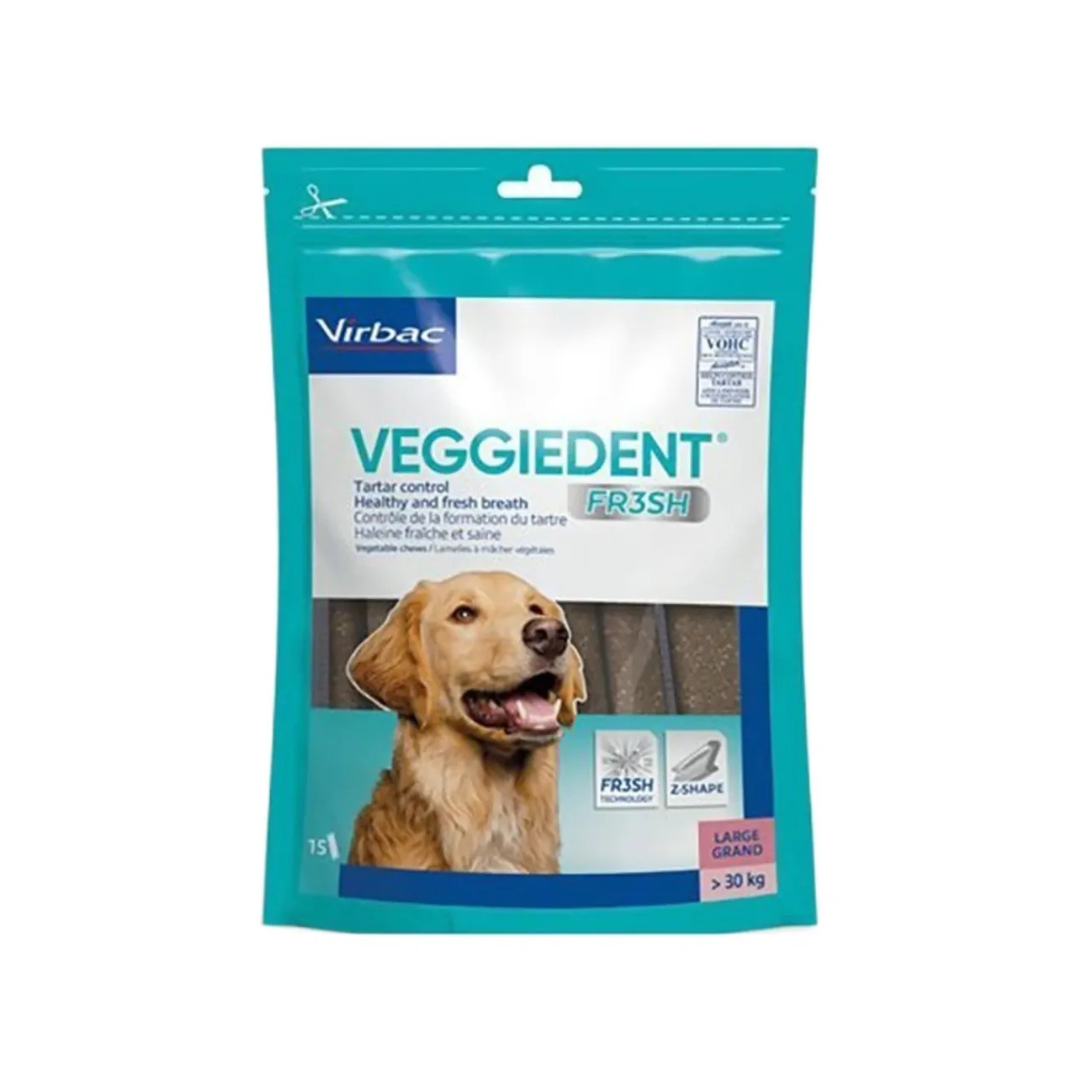 Virbac - Per Cani Veggiedent L 490G 15 PZ