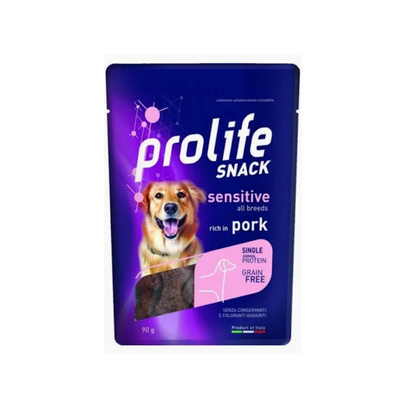 Prolife - Per Cani Snack Maiale 90 Gr