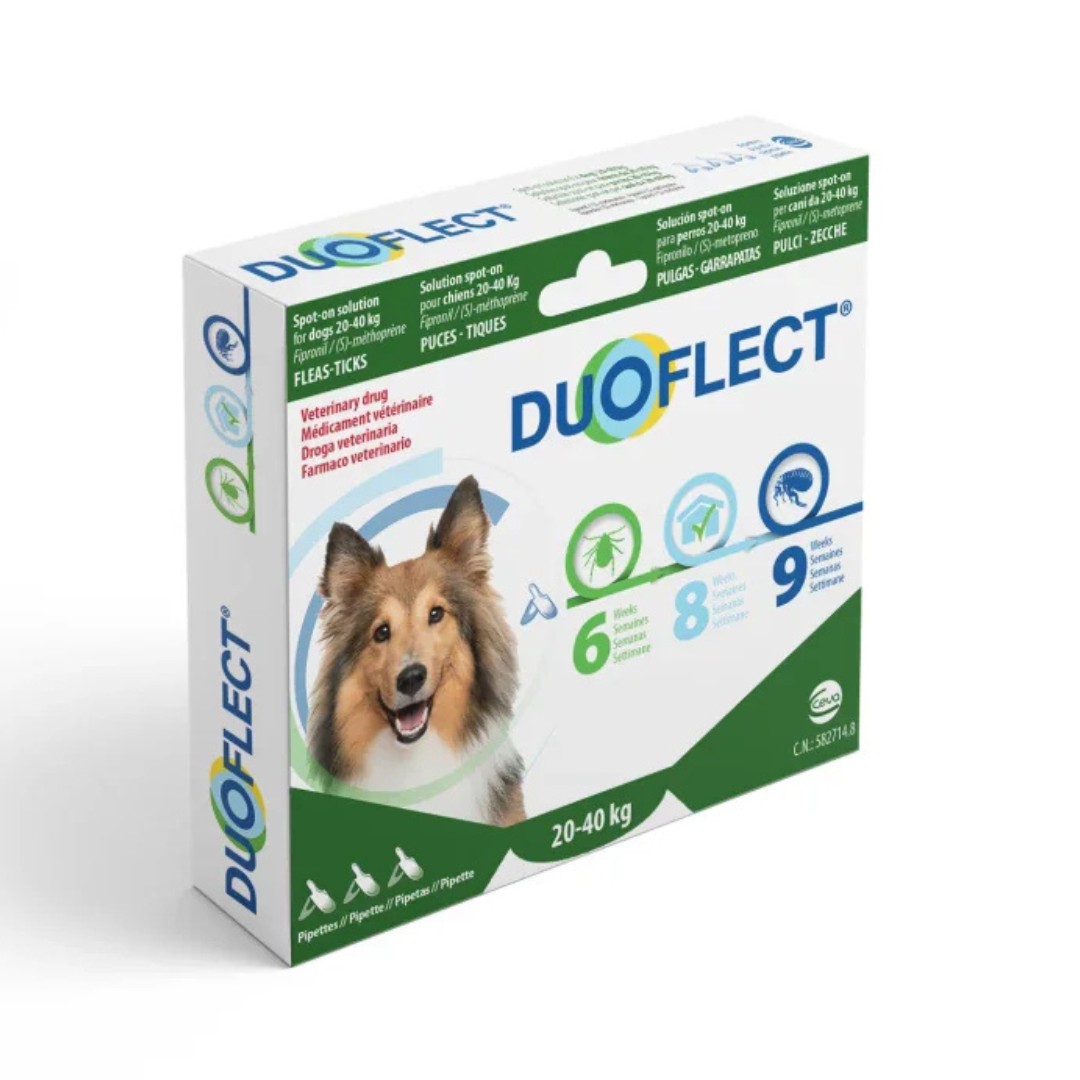 Ceva - DuoFlect Per Cani 20 - 40 Kg 3 Pipette