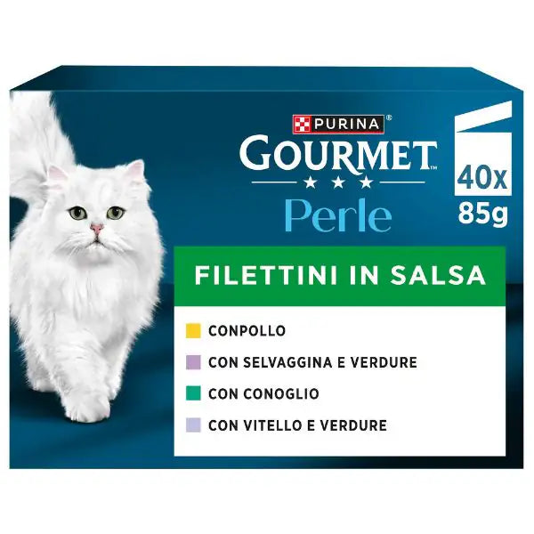 Gourmet Perle selezionate Filettini in salsa multipack 40x85 gr