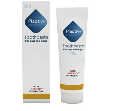 Ecuphar - Cane e Gatto Plaqtive + Oral Care Dentifricio In Pasta 70 Gr