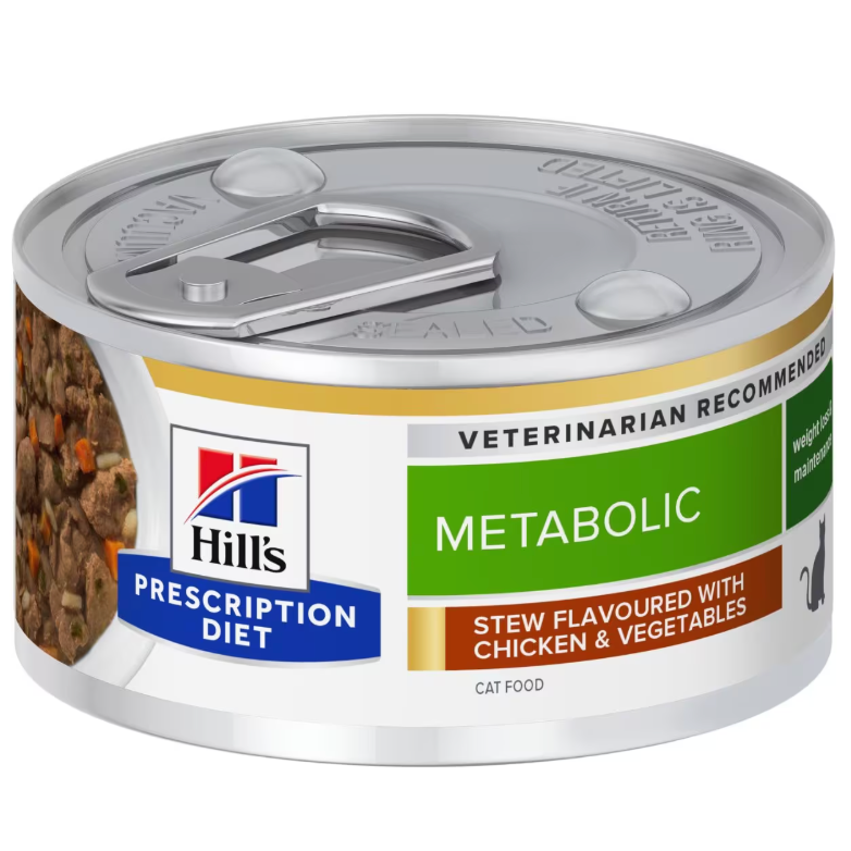 Hill's Pet - Prescription Diet Per Gatti  Metabolic Pollo & Stufato Di Verdure 82 Gr CS