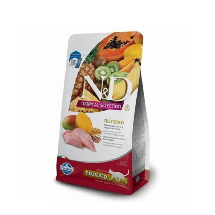 Farmina - N&D Per Gatti Tropical Selection Pollo Neutered 4+1 Kg