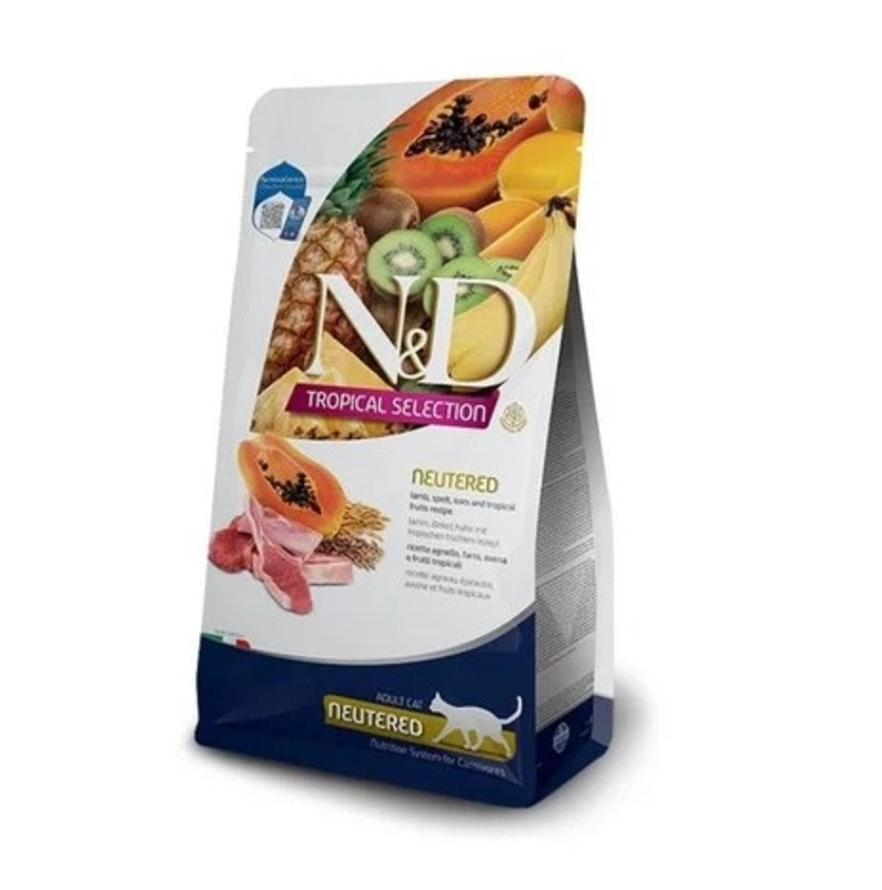 Farmina - N&D Per Gatti Tropical Selection Agnello Neutered 4+1 Kg