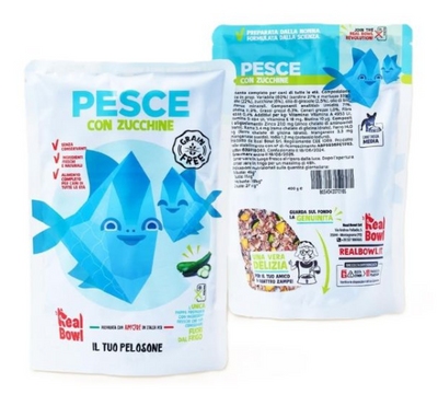 REAL BOWL Dog Pesce senza cereali 700grx1