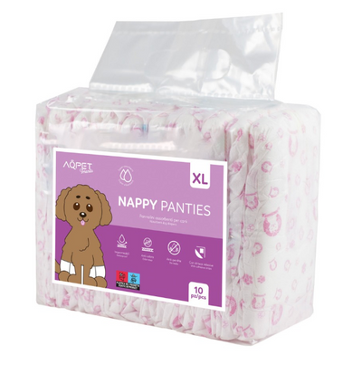 AQPET - Slips Pannolini Nappy Fascia Femm XLARGE 10pz