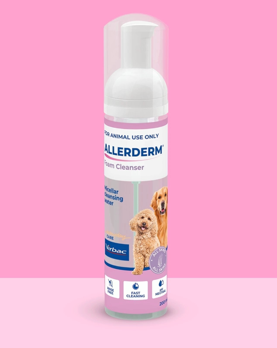 Virbac - Per Cani Allerderm Foam 200 Ml