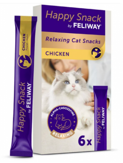 Ceva - FELIWAY HAPPY SNACK 6 STICKS EU POLLO