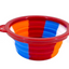 CIOTOLA DA VIAGGIO RAINBOW SILICONE MEDIUM 750 ML ROSSA 16X6.5CM