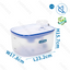 Fontanella Blu&Trasparente L23.2xW17.8xH15.7cm