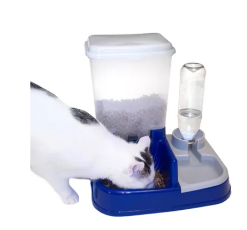 AqpetFriends Bowly Mangiatoia Abbeveratoio Acqua e Cibo(5litri) Celeste