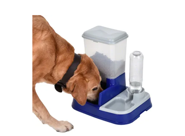 AqpetFriends Bowly Mangiatoia Abbeveratoio Acqua e Cibo(5litri) Celeste