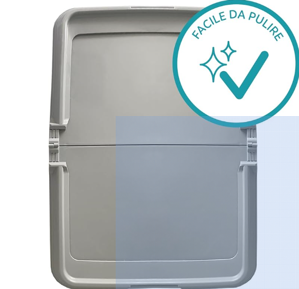 AqpetFriends BauBox Toilette Pieghevole 86x62 cm