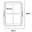 AqpetFriends BauBox Toilette Pieghevole 86x62 cm