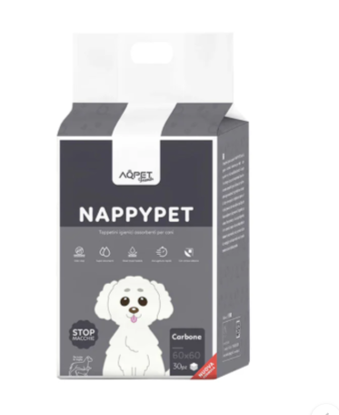 AQPET - Tappetini Nappy Pet Carbone 60x90 30PZ