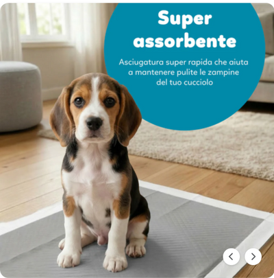 AQPET - Tappetini Nappy Pet Carbone 60x90 30PZ