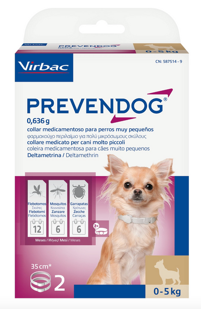 Virbac - Prevendog Per Cani 35Cm X 2 Collari