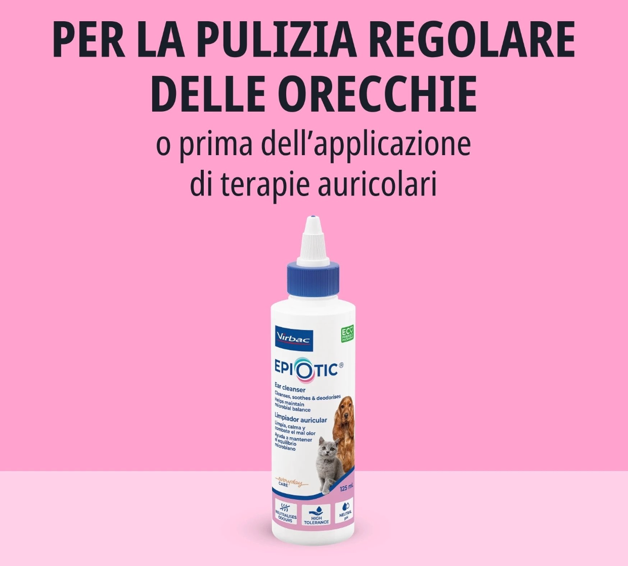 Virbac - Cane e Gatto Epiotic III 125 Ml
