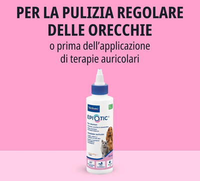Virbac - Cane e Gatto Epiotic III 125 Ml