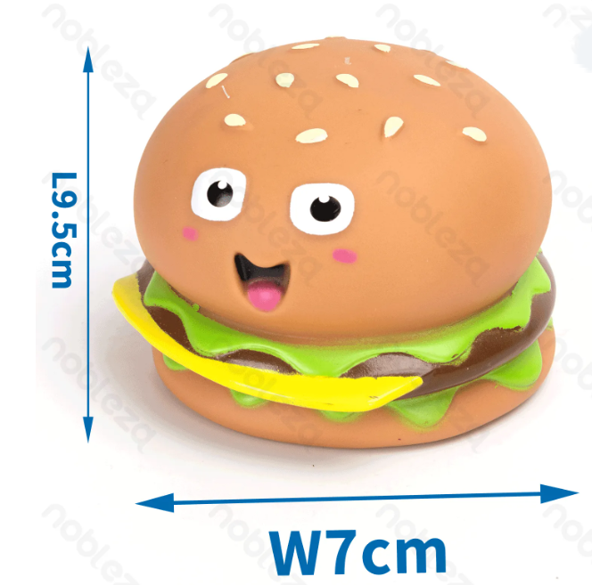 Gioco in vinile a forma di hamburger