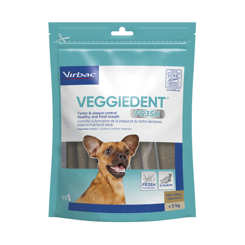 Virbac - Per Cani Veggiedent XS 120 G 15 Pz