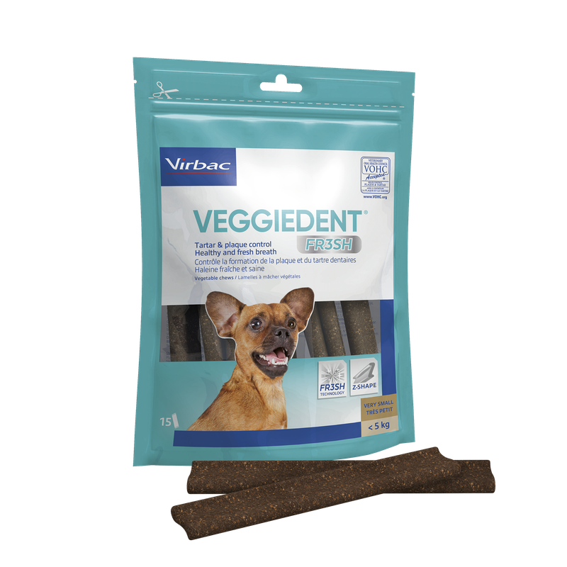 Virbac - Per Cani Veggiedent XS 120 G 15 Pz