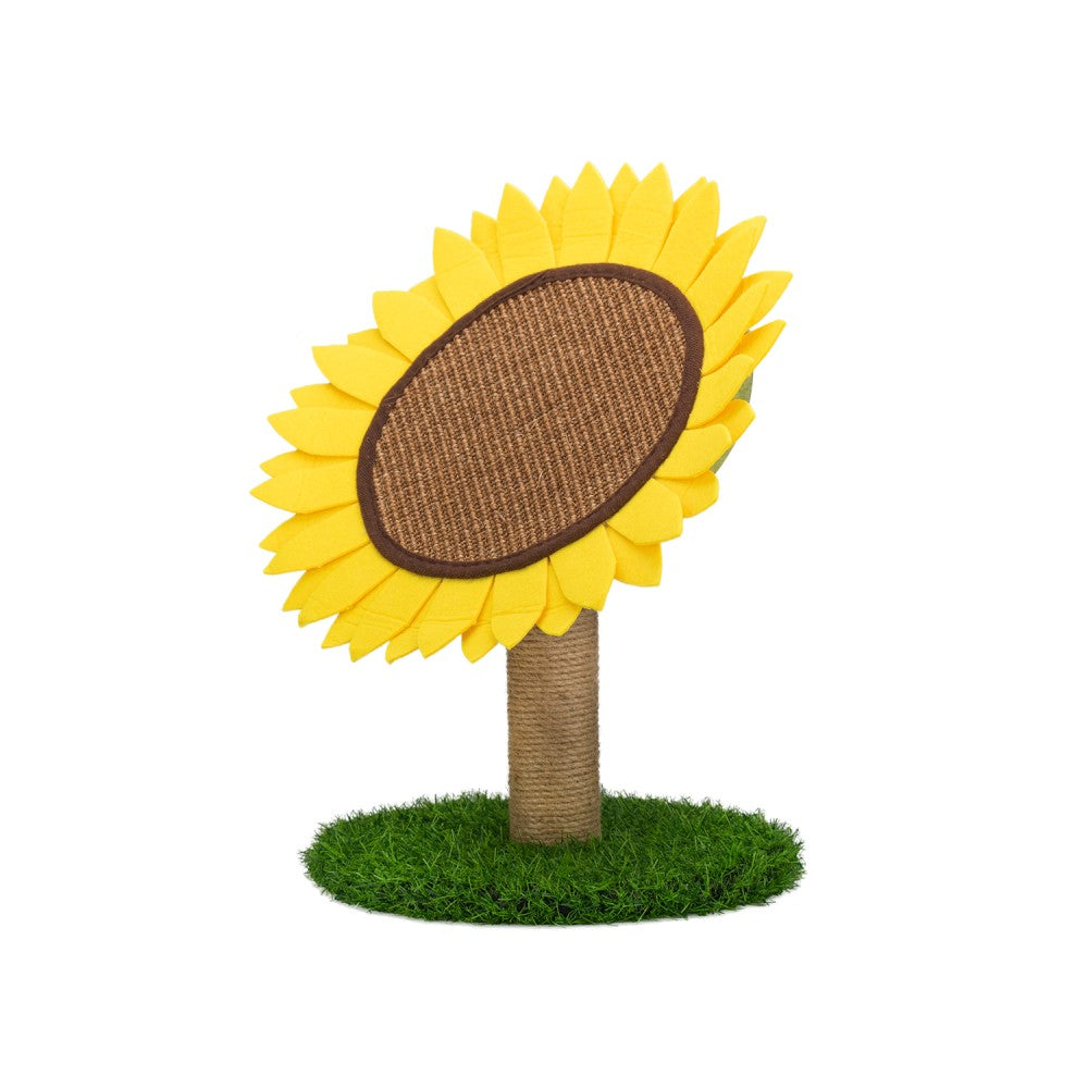 AqpetFriends Tiragraffi Sunflower Girasole per gatti 50 Cm