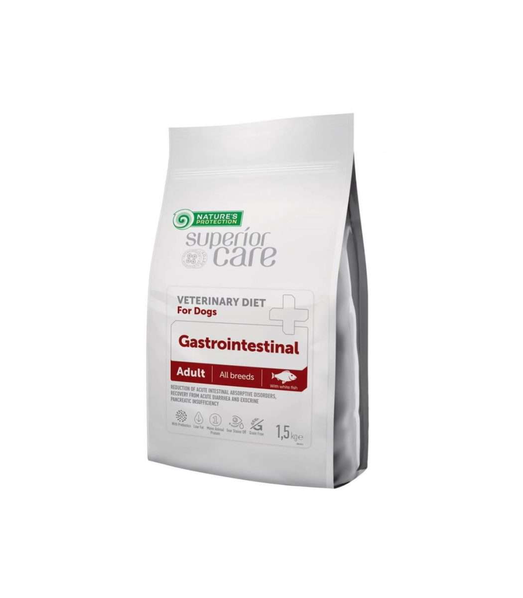 Nature's Protection - Veterinary Gastrointestinal Fish Adult All Bre Per Cani  1,5 Kg