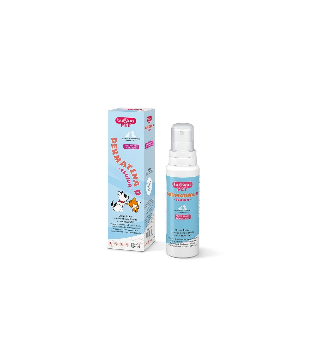 BUONA PET Dermatina D Fluida Flacone Spray 100 ml