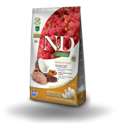 Farmina - N&D Quinoa Per Cani Skin & Coat Adult Quaglia 7 Kg