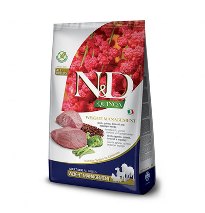 Farmina - N&D Quinoa Per Cani Weight Mana Adult, Agnello 7 Kg