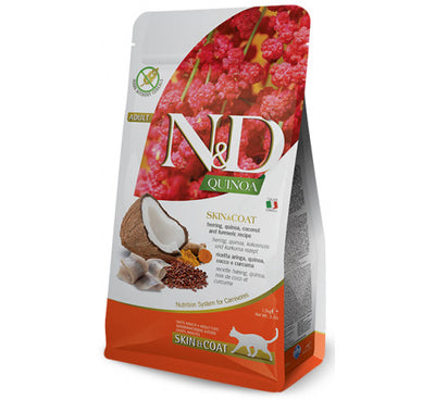 Farmina - N&D Quinoa Per Gatti Skin & Coat Adult Quaglia 1,5 Kg