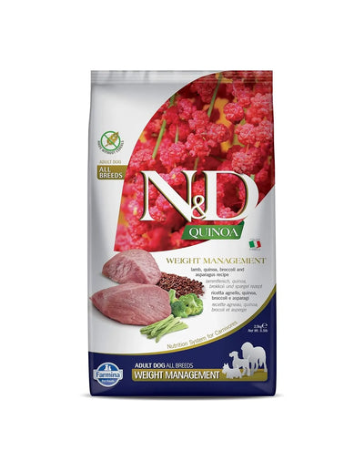 Farmina - N&D Quinoa Per Cani Weight Mana Adult Agnello 2,5 Kg