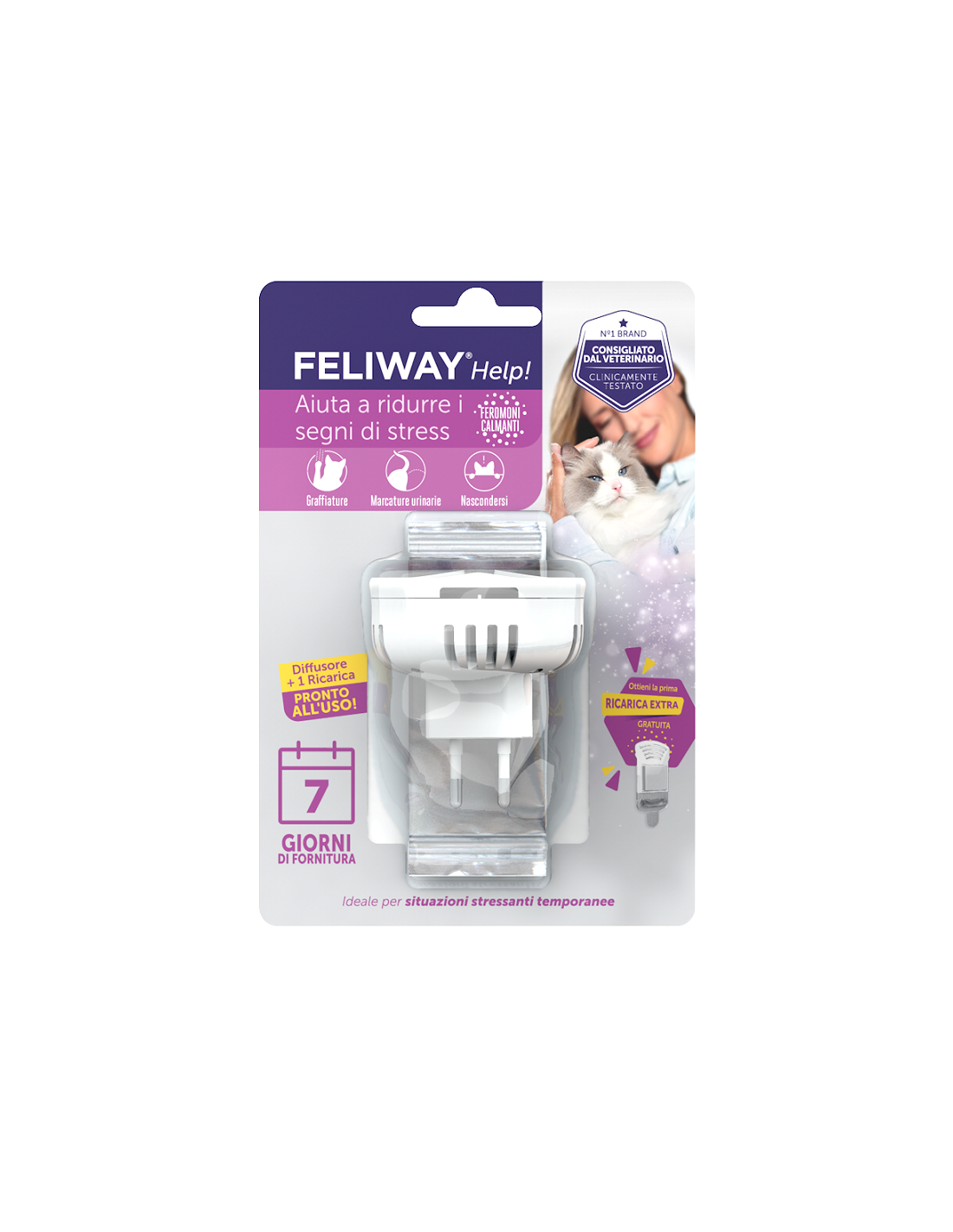 Ceva - Feliway Help Diffusore+ Mat Per Gatti