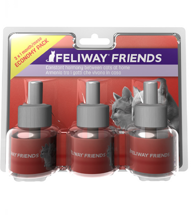 Ceva - Feliway Friends 3 Ricariche Flac. 48 Ml Per Gatti