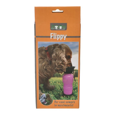 FLIPPY Borraccia rosa zoov per cani 500 ml