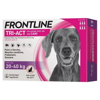 Frontline - Per Cani Tri-Act L 20-40 Kg 6 Pipette