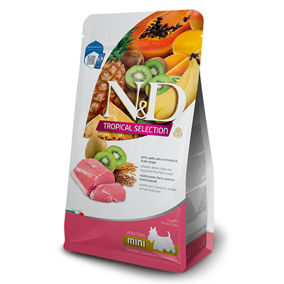 Farmina - N&D Per Cani  Tropical Selection Maiale Adult Mini 1,5 Kg