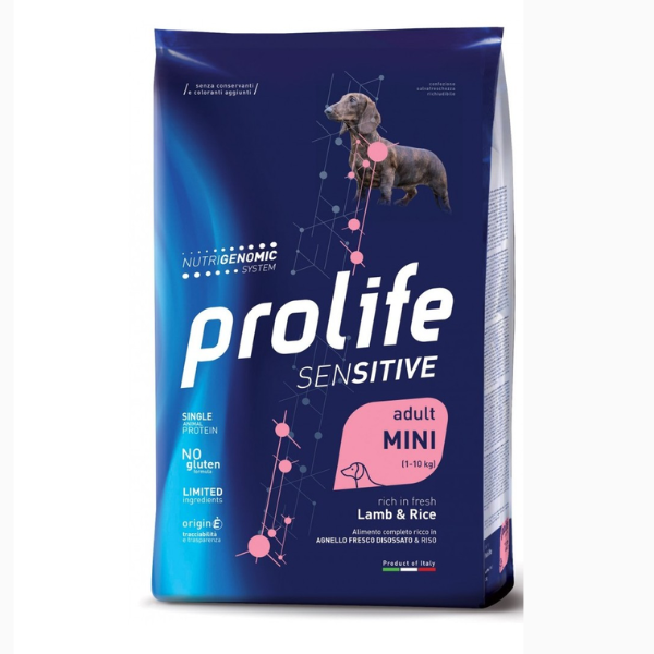 Prolife - Per Cani Sensitive Agnello & Riso Mini 2 Kg