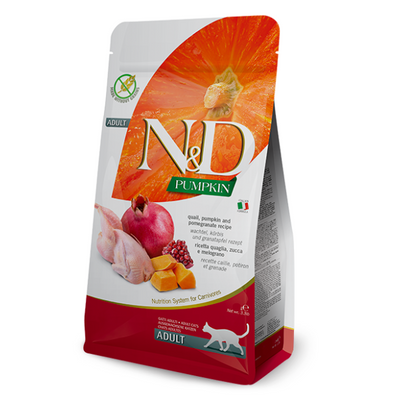 Farmina - N&D Pumpkin Per Gatti  Neutered Adult Quaglia 1,5 Kg