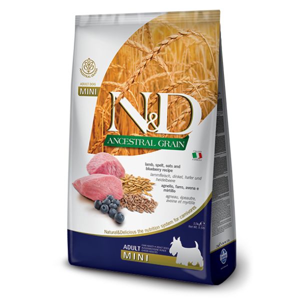 Farmina - N&D Per Cani Ancestral Agnello & Mirtillo Adult MD/MX 12 Kg