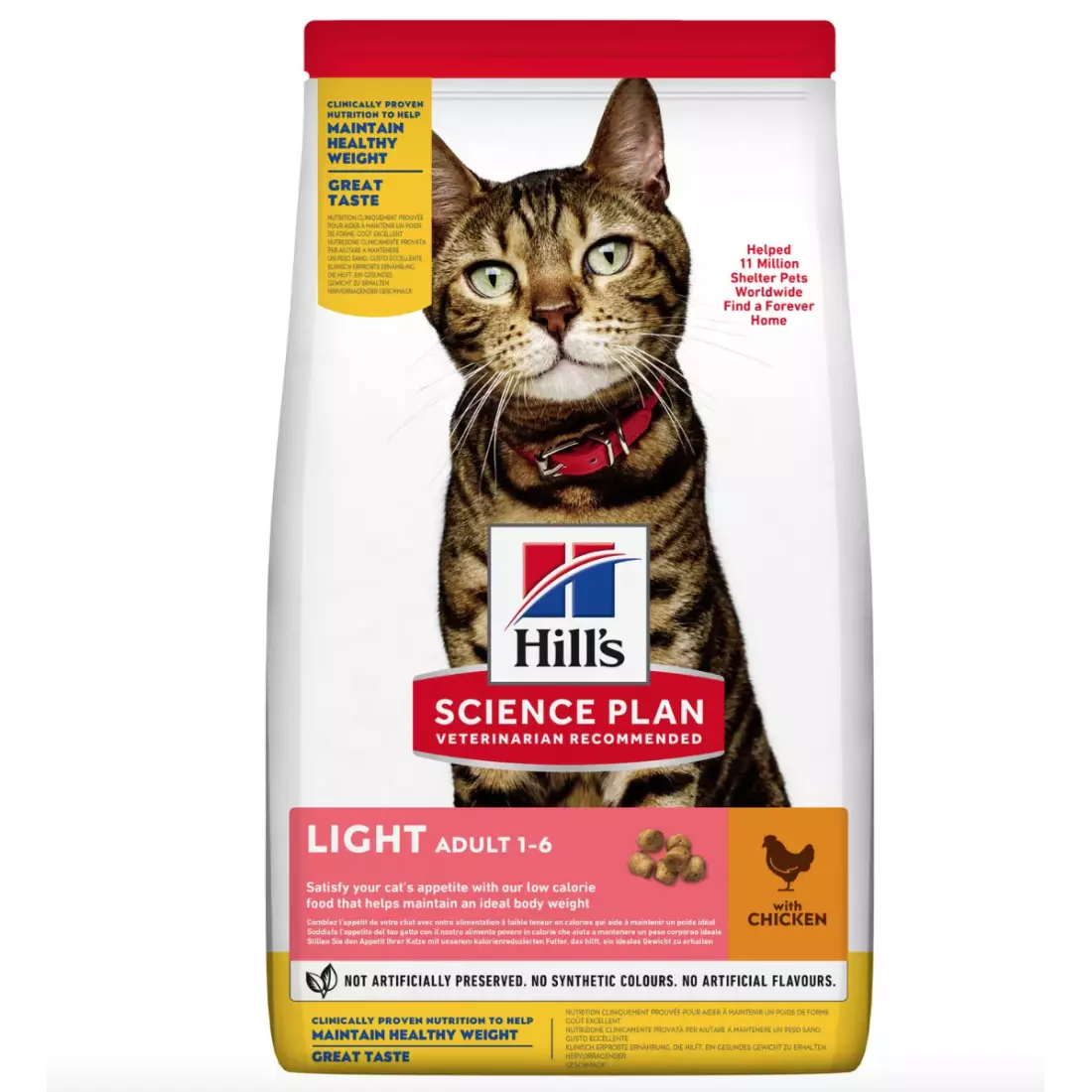 Hill's Pet -  Science Plan Per Gatti Adult Light Pollo 7 Kg BG