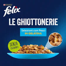 Felix Le Ghiottonerie Cibo Umido Carne in Gelatina per Gatti- 44x85g