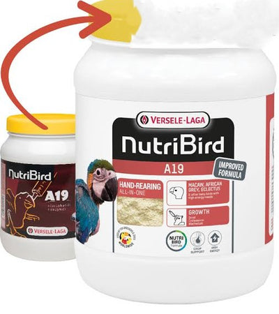 VERSELE LAGA Nutribird A19 - 800 g Pappa Imbecco ARA new pack