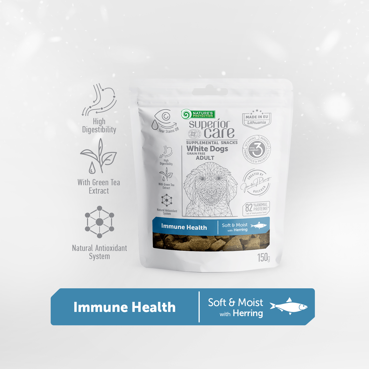 Nature's Protection Superior Care White Snack GF MOB&JOIN HEA LAMB ADULT 150GR