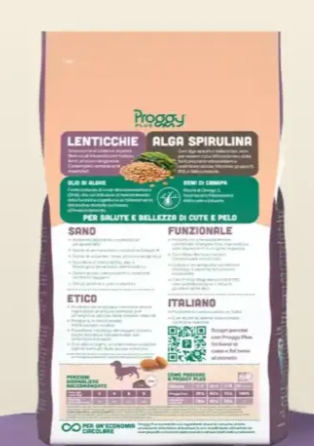 Proggy Plus Mini Lenticchie e Alga Spirulina  2,2kg