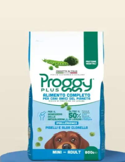 PROGGY PLUS MINI Piselli e Alga Clorella 800gr
