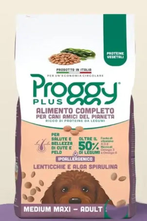 Proggy Plus Lenticchie e Alga Spirulina Medium Maxi 10kg