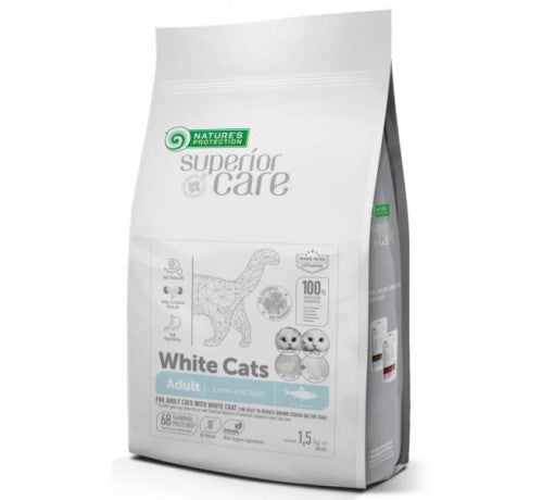 Nature's Protection - White Per Gatti Grain Free Herring Adult All Breed 1,5 Kg