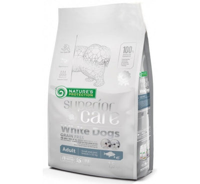 Nature’s Protection - White Per Cani  Grain Free Wite Fish Adult Small BR 1,5 Kg